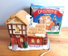 VTG 1992 Old Mill Porcelain Light House Dickensville Collectible NOMA Christmas picture