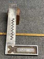 Vintage Diamond Edge Tools 8” All Steel Try Square USA picture
