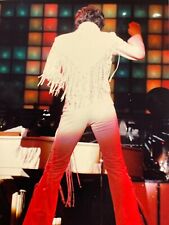 J2 Photo Handsome Elvis Impersonator Lookalike 1980's Rear View From Behind Back picture