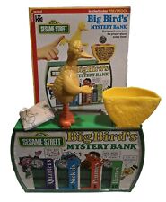 Vintage 1978 Sesame Street Big Bird’s Mystery Bank Coin Sorting Bank used muppet picture