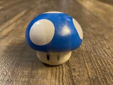 RARE Vintage Mario Mushroom Blue Candy Tin New Sealed picture