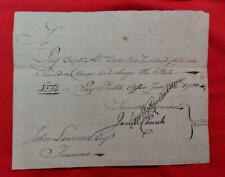 Payment Voucher Revolutionary War officer Captain A. Case Connecticut  1780 picture