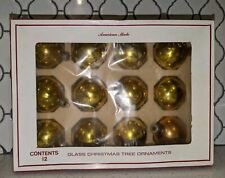 Vintage Sears Christmas Ornaments, Box Of 12 picture