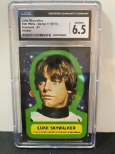 1977 Star Wars Sticker 1st Series #1 LUKE SKYWALKER Graded 6.5 picture