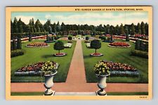 Spokane WA-Washington, Sunken Garden, Manito Park, Antique Vintage Postcard picture
