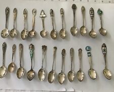 Lot of Vintage Souvenir Spoons, 22 Marked Sterling, 7 not marked Sterl +1 Trowel picture