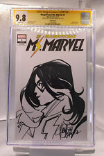 THE MAGNIFICENT MS. MARVEL #1 CGC SS 9.8 Signed & Sketched by Mirka Andolfo picture