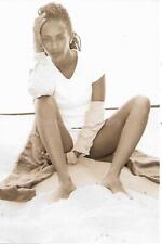 PRETTY YOUNG WOMAN Black and White FOUND PHOTO Original BLACK+WHITE 31 45 C picture