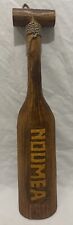 NOUMEA (New Caledonia) Hand Carved Tropical Wood Paddle 22