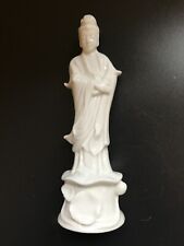 WHITE PORCELAIN ASIAN MAN FIGURINE picture