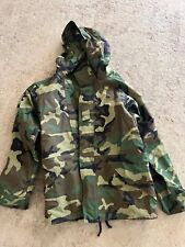 US Military Cold Weather Woodland Camouflage Parka 8415-01-228-1312 Small Reg picture