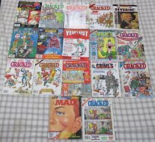 CRACKED LOT OF 16 MAGAZINE + 1 MAD MIXED IN GREAT SHAPE picture