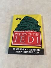 VINTAGE Sealed Wax PACK OF 1983 TOPPS STAR WARS RETURN OF THE JEDI Trading Cards picture