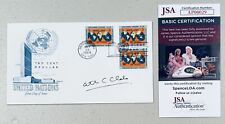 Arthur C Clarke Signed Autographed First Day Cover JSA 2001 A Space Odyssey 2 picture