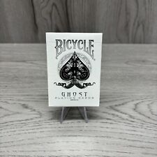 Bicycle White Ghost Playing Cards by Ellusionist - v2 RARE New Sealed picture