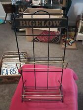 Vintage Bigelow Display Rack Sign Gas Oil Station Store, Barn Fresh 🔥 picture