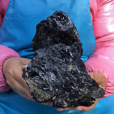 7.15LB Natural black tourmaline Crystal gemstone rough mineral specimen picture