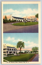I.B.M. Country Club Multi View c1948 Johnson City New York CURT TEICH Postcard picture