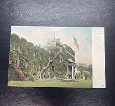 NY Postcard Auburn New York Prison Front View Wall bldg U.S. Flag Raphael Tuck picture
