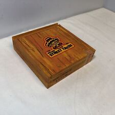 Rojas Orange Street Tacos Robusto Empty Wooden Cigar Box 6.75x6.25x1.75 picture