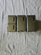 Vintage 1950's Lincoln Beautyware Mid Century Chrome kitchen canister set picture