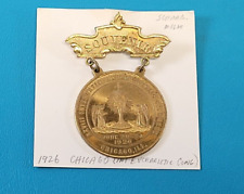 Antique 1926 Chicago International Eucharistic Congress Medal Pin picture