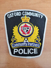 Oxford Ontario Canada Community Police Patch picture