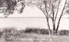 RPPC Webster, WI - Scene at Clam Lake picture
