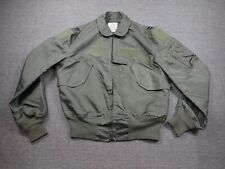 FR 100% Aramid Men's Summer Flyers Jacket Medium (38-40) Green MIL-J-83382c picture