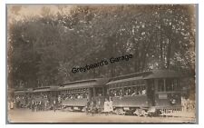 RPPC TROLLEY Harrisburg BOILING SPRINGS PA Cumberland County Real Photo Postcard picture