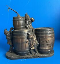 Vintage Bronze Lamp, “AT THE WELL” & “Happy days Are Here Again” project As-is picture