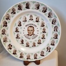 Vintage Lyndon B Johnson All Us President 10” Ceramic Commemorative Plate  picture