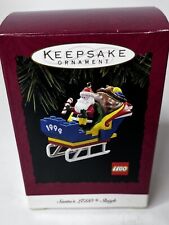 1994 Hallmark Keepsake Ornament - Santa's Lego Sleigh New picture