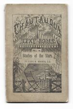 Vintage 1882 Small Book CHAUTAUQUA Studies of the Stars Astrology Henry W Warren picture