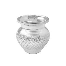 Antique Design Pure Silver Nakashi Kalash For Puja Room & Home 50 g picture