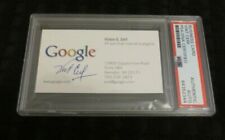 Vint Cerf father of the internet signed autographed psa slabbed business card picture