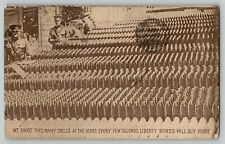 c 1910's Ammo WWI Liberty Bonds Soldiers Base Censor Stamp RARE Vintage Postcard picture