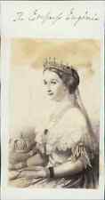 France, The Empress Eugénie Vintage Albumen Print. Maria Eugenie Ignacia Agus picture