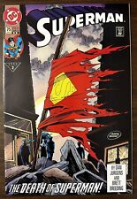 Superman #75 (DC Comics January 1993) 9.4 Look At The Pictures Priced Great picture