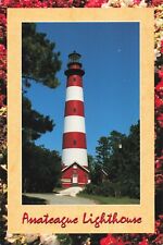 Chincoteague VA Virginia, Assateague Lighthouse Island, Vintage Postcard picture