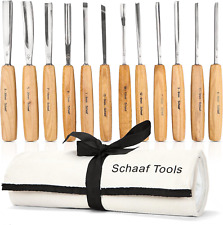 Carving Tools Set of 12 Chisels with Canvas Case | Wood Chisels for Woodworking picture