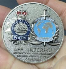 AFP Federal  Australian / INTERPOL  Coin not badge (Commonwealth) picture