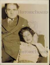1936 Press Photo Radio actress Betty Lou Gerson weds Joseph T Ainley, Illinois picture