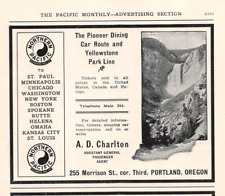 1903 ads Northern Pacific Ry YELLOWSTONE Park Line / Denver & Rio Grande Ry picture