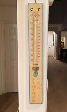 Vintage Japanese Repair Shop Thermometer - Toyo Truck Tire Advertising  Working picture