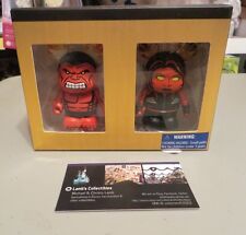 Disney Store Authentic Red Hulk Red She Hulk vinylmation LE 1500 Marvel figures picture