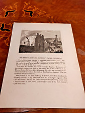 1773 Francis Grose Antique The Great Hall of the Archbishop's Palace, Canterbury picture