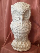 Mid Century Modern Monumental Vintage Ceramic Owl 22” Tall,  Italy Signed picture