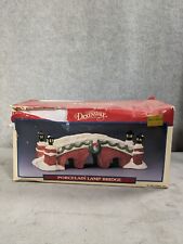 Lemax Dickensvale Collectables 1992 Porcelain Lamp Bridge picture