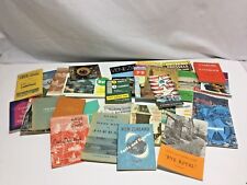 Large Ephemera 30 Travel Guides Germany Brussels Canada Jordan Cairo 1950s-60  picture